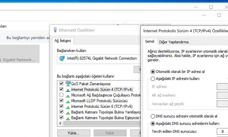 İnternet Güncel DNS Ayarlarını Değiştirme Yolları